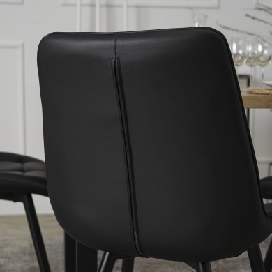 Обідній стілець Mebel Elit MONZA Чорний ME.MONZA/CZ/E/K фото - 8
