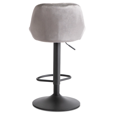 Барний стілець Mebel Elit EDA Welur Сірий ME.EDA/P/CZ/V/H фото - 5