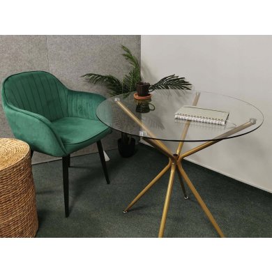 Обеденный стол Kontrast STAR Золотой - 8 Обеденный стол Kontrast STAR Золотой 6.06.26019 фото - 8