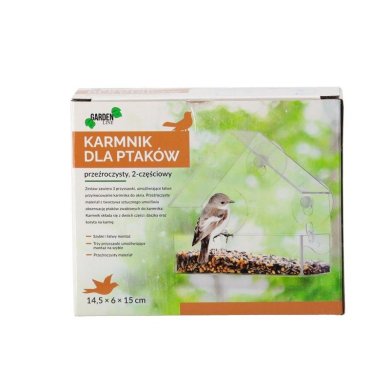 Кормушка для птиц Garden Line EDA4380 Прозрачный EDA4380 фото - 3