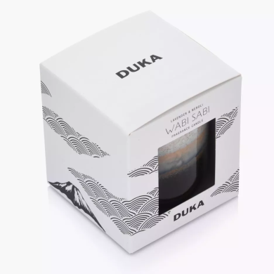 Ароматична свічка Duka WABI SABI LAVENDER&NEROLI | Білий/Градієнт 1219127 фото - 4