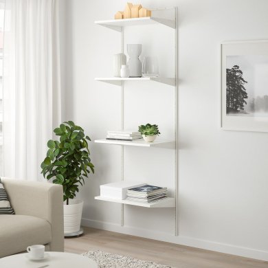 IKEA Стеллаж BOAXEL Белый (ИКЕА БОАКСЕЛЬ) 09392616 фото - 3