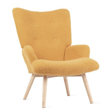 Кресло мягкое Homla MOSS TEDDY BOUCLE Желтый 209870