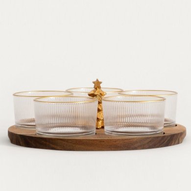 Сервировочный набор Homla LOVDAL Золотой 242794