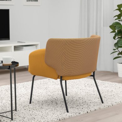 IKEA Крісло м'яке BINGSTA Жовтий (ИКЕА БИНГСТА) 40455649 фото - 15
