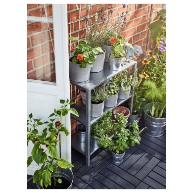 IKEA Стелаж HYLLIS Сріблястий (ИКЕА HYLLIS) 30428326 фото - 8