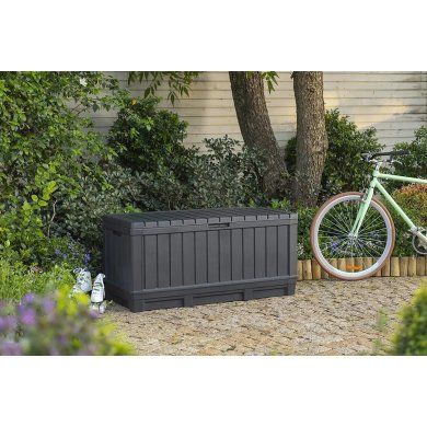 Садовый ящик Keter KENTWOOD 350 л Графит 249462 фото - 7