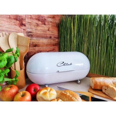 Хлібниця Chomik ZENZERO 44x22,5x22 см | Білий NEL5040 фото - 2