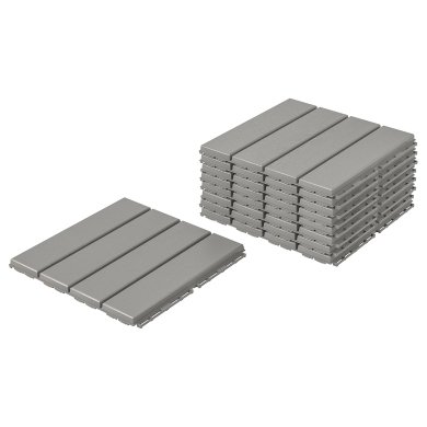 IKEA Плитка для підлоги RUNNEN Сірий (ИКЕА RUNNEN) 70238112 фото - 4