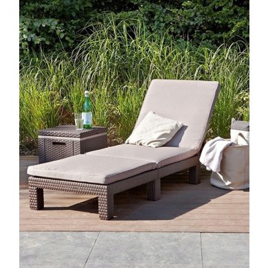 Складной шезлонг Keter DAYTONA DELUXE Капучино 252225 фото - 5