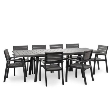 Раскладной садовый стол Keter HARMONY EXTENDABLE Антрацит 255241 фото - 2