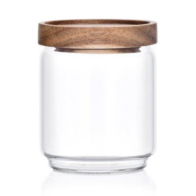 Банка Duka Rune 500 мл | Дерево / Прозрачный - 3 Банка Duka Rune 500 мл | Дерево / Прозрачный 1217483 фото - 3