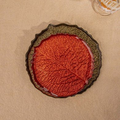 Десертная тарелка Homla VISTAN 17 см Янтарный 242320 фото - 4