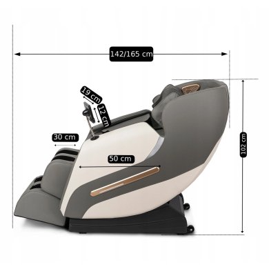 Крісло масажне Mebel Elit VX MAX Сірий ME.VXMAX/P/E/ANG/FW фото - 24
