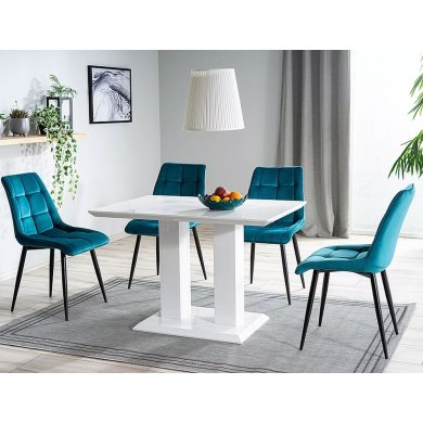 Обідній стілець Signal CHIC Welur Бірюзовий CHICVCTU фото - 3