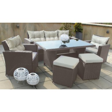 Комплект садових меблів Garden Line MARINE III Коричневий ABI8805 фото - 12