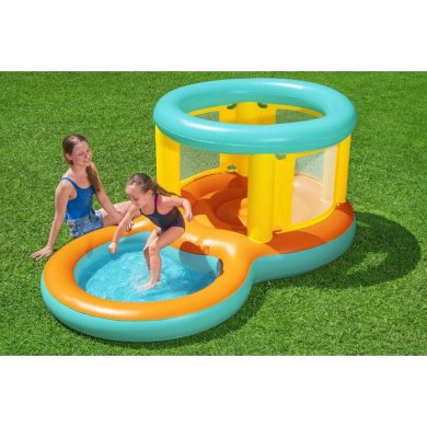 Надувной детский бассейн Bestway 52385 JUMPTOPIA BOUNCER 239х142х102 см Разноцветный BES52385 фото - 4
