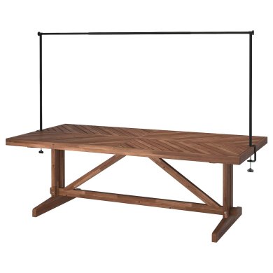 IKEA Садовый стол с штангой NAMMARO/HELGEO Дерево (ИКЕА НОРРМАНСО/ХЕЛЬГЕО) 69535778