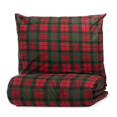 Комплект постільної білизни Homla TARTAN 160x200 см Червоний 159680