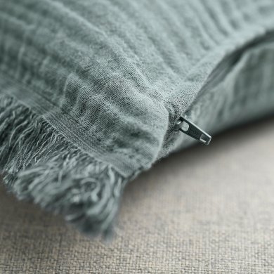 Декоративна наволочка VALLKRASSING 50х50 см Сірий - 6 IKEA Декоративна наволочка VALLKRASSING 50х50 см Сірий (ИКЕА ВАЛЛКРАССИНГ) 40570965 фото - 6