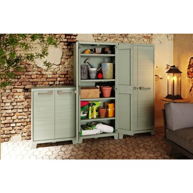 Садовый шкаф Keter/Kis PLANET OUTDOOR TALL CABINET Зеленый 250142 фото - 4
