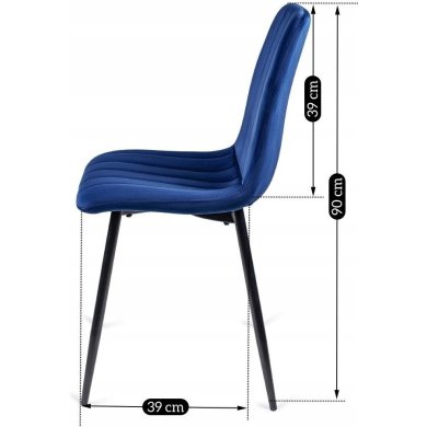 Обеденный комплект мебели Mebel Elit HARRY IBIS | Дуб артизан / Черный / Синий - 14 Обеденный комплект мебели Mebel Elit HARRY IBIS | Дуб артизан / Черный / Синий HARRY/DR/CZ/S/IBIS/GR/V/Z4/K фото - 14