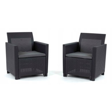 Комплект садовой мебели Keter MARIE ORLANDO Графит 252642 фото - 5