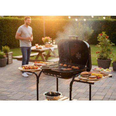 Вугільний гриль Garden Line BBQ0155 Чорний BBQ0155 фото - 2