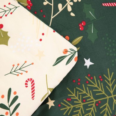 Комплект постільної білизни Homla GODIS 160x200 см Принт 223183 фото - 6