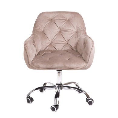 Офісне крісло Homla FLOSSI Welur Бежевий 218112 фото - 3