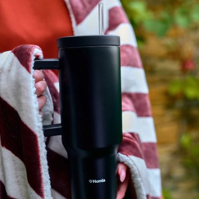 Термокружка з трубочкою Homla LUZZY Чорний - 8 Термокружка з трубочкою Homla LUZZY Чорний 234112 фото - 8