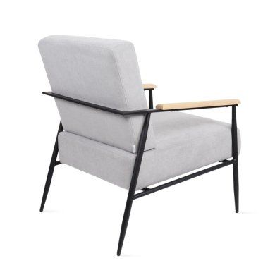 Крісло м'яке Homla VELUDO Сірий 213192 фото - 4