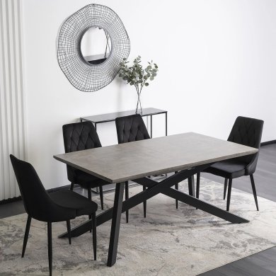 Розкладний обідній стіл Mebel Elit HAMILTON Бетон - 13 Розкладний обідній стіл Mebel Elit HAMILTON Бетон ME.HAMILTON/BET/S фото - 13