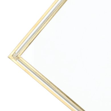 Декоративна таця Homla GRAZIA 18x18x4 см | Золотий / Прозорий 163143 фото - 6