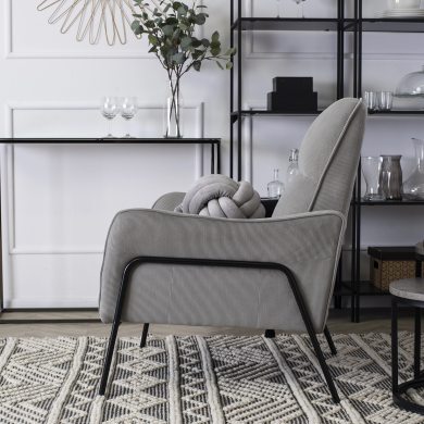 Кресло мягкое Mebel Elit ALBERTO Серый ME.ALBERTO/P/T/FW фото - 10