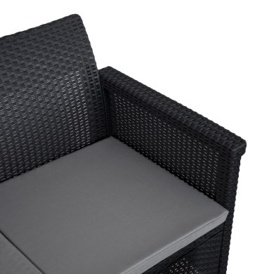 Комплект садовой мебели Mebel Elit BRENTA Черный ME.BRENTA/CZ/RT/OGR/ZES фото - 6