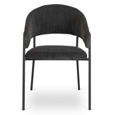 Обеденный стул Mebel Elit TINKA Velvet Черный - 2 Обеденный стул Mebel Elit TINKA Velvet Черный ME.TINKA/CZ/SZTR/K фото - 2