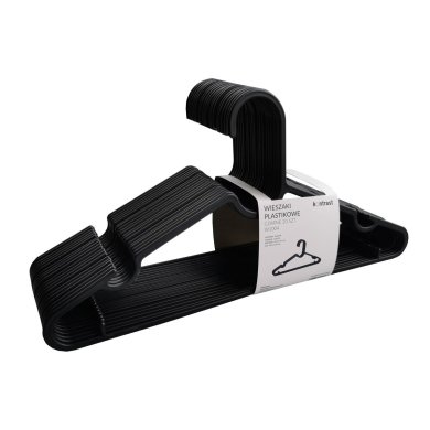 Набор вешалок Kontrast W1004 20 шт Черный - 8 Набор вешалок Kontrast W1004 20 шт Черный 4.06.212443 фото - 8