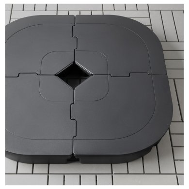 IKEA Основа для садового зонта SVARTO 99х99 см Темно-серый (ИКЕА SVARTÖ) 10285328 фото - 11