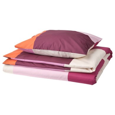 IKEA Комплект постельного белья BRUNKRISSLA 150х200 см Розовый (ИКЕА БРУНКРИССЛ) 20558295