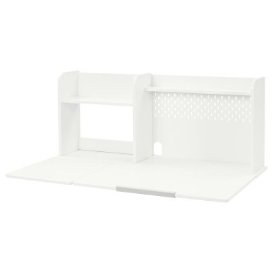 IKEA Столешница с полкой BERGLARKA 120х70 см Белый (ИКЕА БЕРГЛАРК) 10579967