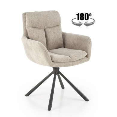 Обеденный стул поворотный Halmar K495 Бежевый V-CH-K/495-KR-BEŻOWY