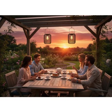 Декоративний світильник на сонячній батареї Garden Line LAP8884 Чорний LAP8884 фото - 4