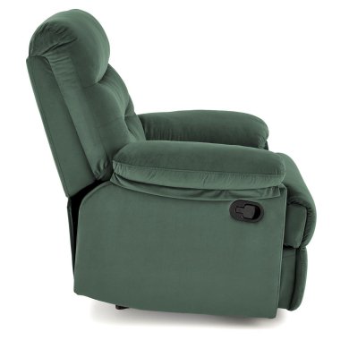 Кресло мягкое раскладное с реклайнером Halmar DRAGER Зеленый V-CH-DRAGER-FOT-C.GREEN фото - 4