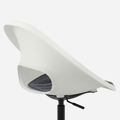 IKEA Офісне крісло LOBERGET/MALSKAR Білий (ИКЕА ЛОБЕРГЕТ/МАЛЬСКАР) 69331936 фото - 6