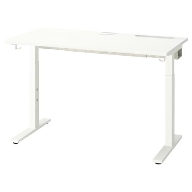 IKEA Каркас столу регульований MITTZON 120/140/160x60 см Білий 30527920 фото - 2