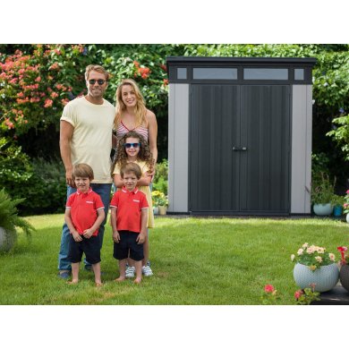 Садовий будиночок Keter ARTISAN 214х218х226 см Коричневый 230459-1 фото - 5