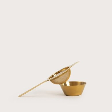 Набір аксесуарів для чаю Homla JALO 3 шт Золотий 243876 фото - 3