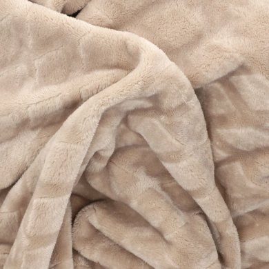 Плед Homla ROSS 150x200 см Бежевий - 4 Плед Homla ROSS 150x200 см Бежевий 158519 фото - 4