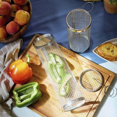 Корзина для барбекю Homla EASY GRILL 30х9 см Серебристый - 5 Корзина для барбекю Homla EASY GRILL 30х9 см Серебристый 230069 фото - 5